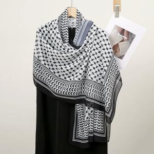 Wholesale High Quality Muslim Scarf Scarves Chiffon Keffiyeh Muslim Headwear Arab Scarf