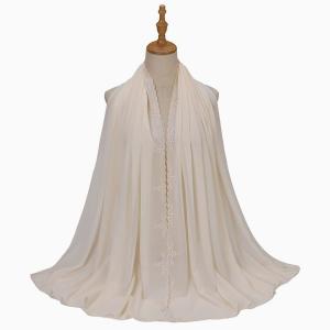 Factory Wholesale High Quality Plain Women Shawls Muslim Hijabs Chiffon Hijab Scarf
