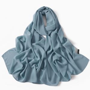High Quality Shawl Wrap Plain Voile Hijabs Scarf Muslim Women Premium Chiffon Hijab Scarf