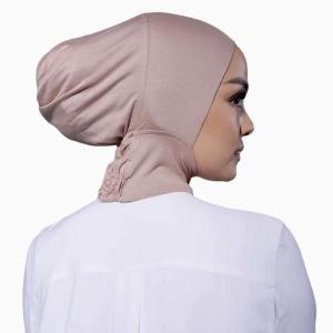 Newest Wholesale Islamic Muslim Ruched Elastic Turban Bonnet Cotton Jersey Stretch Underscarf Hijab Caps