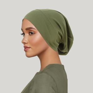 Women Soft Under Scarf Cap Turban Ready Wear Hijab Cap Female Headscarf Bonnet