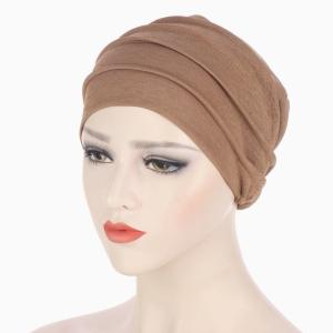 Cotton Soft Stretchy Under Bonnet Muslim Women Full Cover Inner Hijab Turban Islam Headband