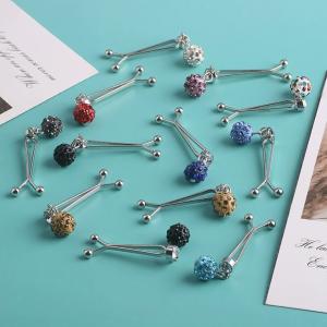 Women's Hijab Pins Rhinestone Ball Clips Women's Neck Clips Neck Pins Fixed Pins Headscarf Accessories