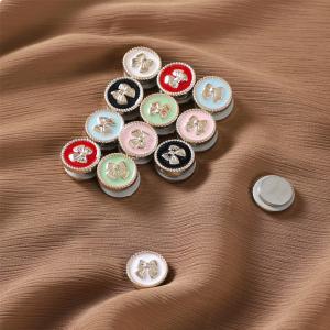 Women's Cute Dual-Purpose Iron Suction Scarf Buckle Cross-Border New Love Bow Strong Magnetic Buckle Lace Flatback Shawl