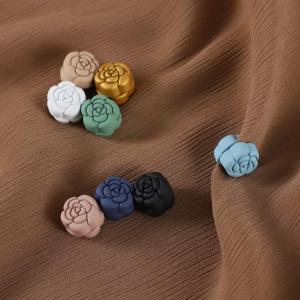 Muslim Scarf Magnet Hijab Pins Buckle Custom Flower Magnetic Brooch Pin Clothing Decoration Accessories Magnet for Hijab