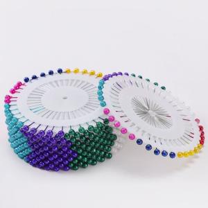 Wholesale Colorful Hijab Brooch Pins Muslim Scarf Women Brooch Fixed Ornament Plastic Pins Accessories