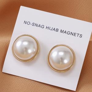 Hot Selling Luxury Hijab Buckle Magnetic Pins Scarf Shawl Magnetic Suction Brooch Accessories