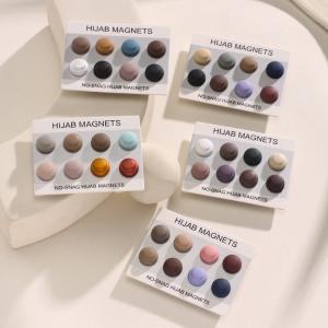 Wholesale of New-style Magnetic Brooches 53-color Multifunctional Hijab Magnets