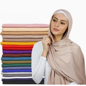 Premium Quality Breathable Jersey Hijab Muslim Women Soft Stretch Shawl Best Scarf