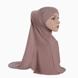 Wholesale Fashion Instant Hijab Jersey Cotton High Quality Plain Color Malaysia Hot Selling Hijab