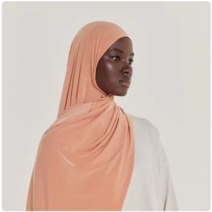 Modest Liquid Jersey Hijabs Luxury Smooth Shinny Stretchy Jersey Muslim Women Hijab