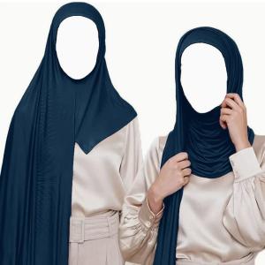 High Quality Instant Cotton Jersey Hijab Scarf Shawls Premium Stretchy Jersey Scarf Instant Hijab