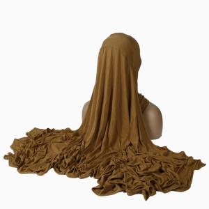 High-quality Jersey Scarf Stretchy Hijab Plain Head Scarves Wholesale Women Stoles