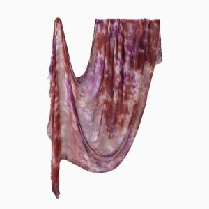 Wide Side Double-stitched Printed Modal Women's Headscarf Summer Breathable Lightweight Scarf
