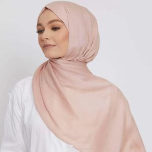 Hot Sale Muslim Women Scarf Light Weight Plain Color Hijab Modal Cotton Shawls Bamboo Modal Hijab