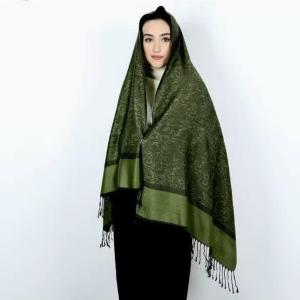 Autumn Winter Cashmere Feelings Scarf Head Wraps Cashew Hook Floral Pattern Pashmina Shawls Islamic Jacquard Paisley Scarf Hijab