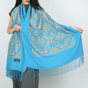 Women's Jacquard Paisley Pashmina Shawl Scarf Top Selling National Style Cashmere Feel Wrap with Tassel 