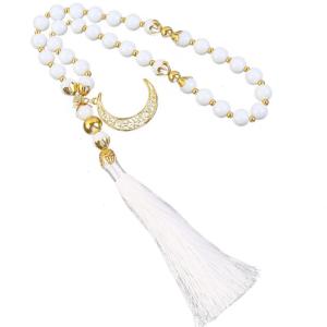 33 Prayer Beads 12mm Tasbih Bracelet Tassel Moon Jewelry
