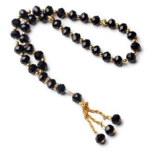 Tasbih 33 Prayer Beads 10MM Crystal Islamic Prayer Beads, Muslim Jewelry Misbaha