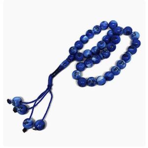 Handmade 33 Prayer Beads Muslim Tesbih Prayer Misbaha Islamic Rosary Necklaces Bracelet Sibha Muslim Acrylic Beads