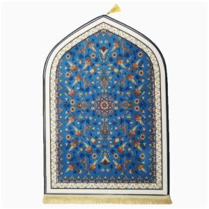 Bulk Wholesale Premium Padded Soft Flannel Non-Slip Middle East Islamic Prayer Rug