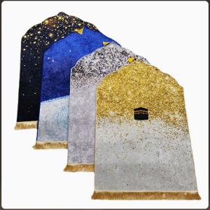 Islamic 3D Praying Mat Muslim Holiday Gifts Ramadan Mubarak Prayer Rug Eid Prayer Carpet