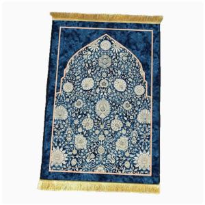 Wholesale Muslim Prayer Mats Eid Mubarak Ramadan Gift Soft Worship Mats Custom Rug Prayer
