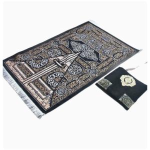 Wholesale Low Price Cushioned Anti-Slip Washable Muslim Prayer Carpet for Home Use 