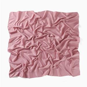 High Quality Customized Tudung Ladies Solid Color Satin Square Scarf Shawl Wrap Muslim Hijab Women Satin Hijab