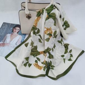 Women's Luxury 100% Silk Scarf Lightweight, Breathable Soft Silk Scarf for Spring and Autumn Wholesale